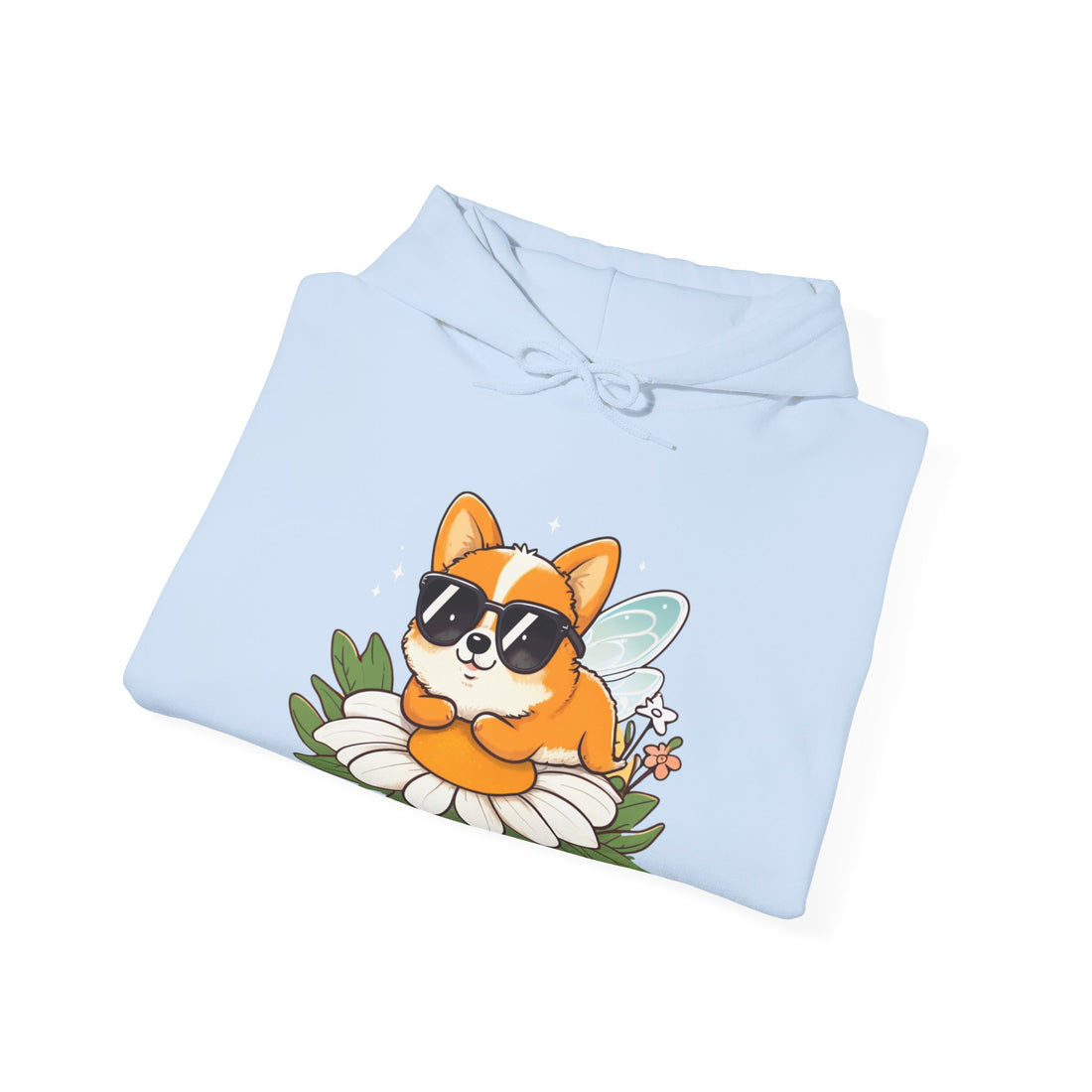 Corgi in Sunglasses Hoodie
