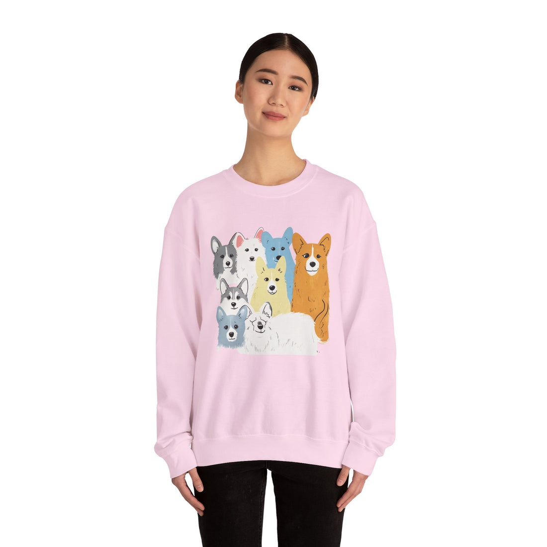 Corgi Parade Crewneck Sweatshirt