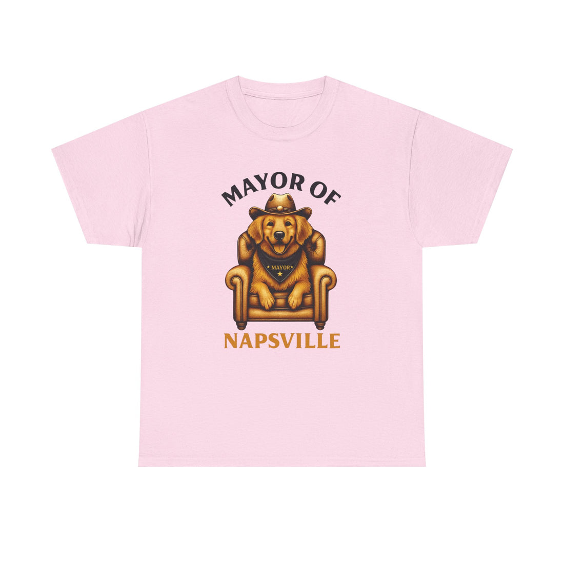 Funny Dog Lover Tee, Mayor of Napsville T-Shirt