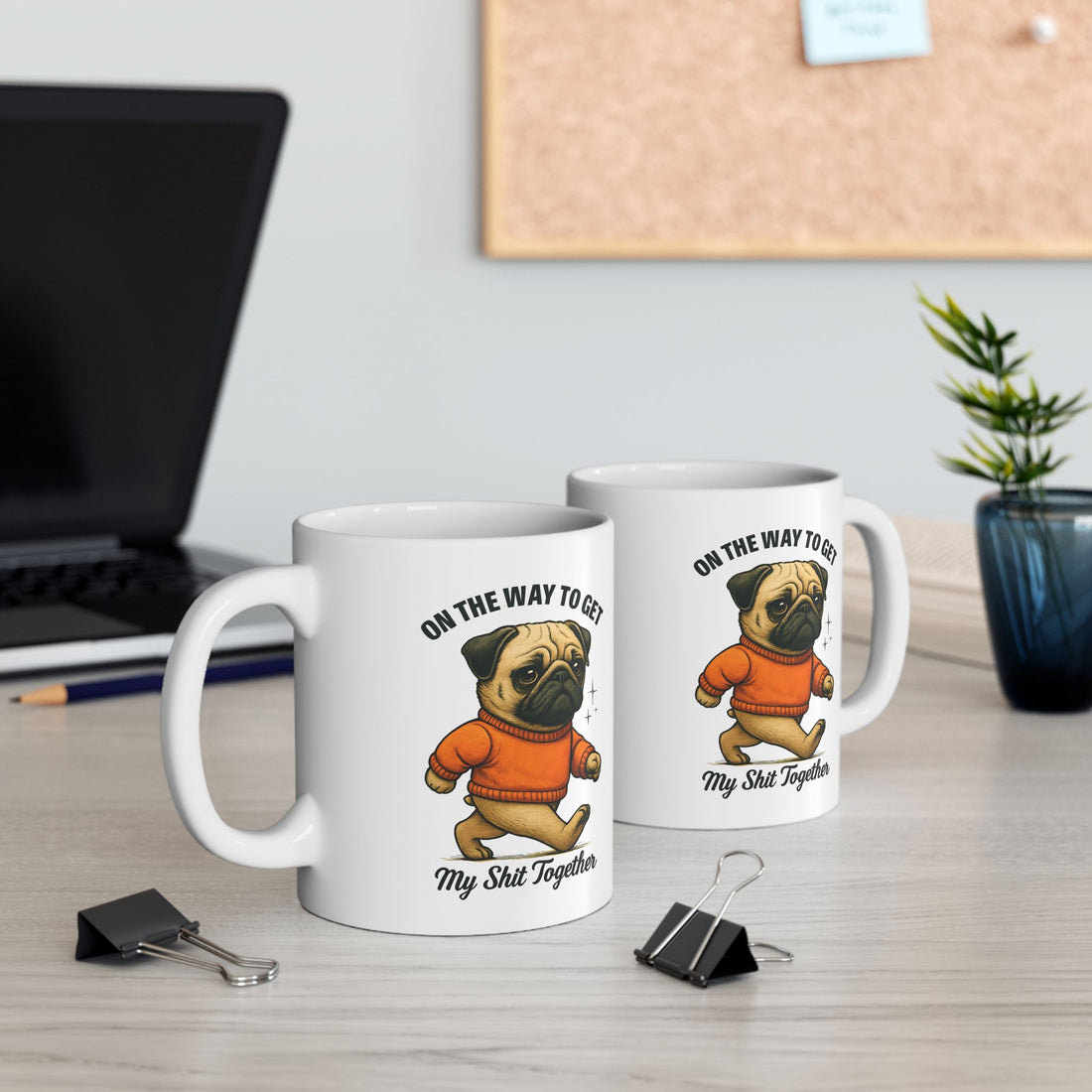 Whimsical Coffee Mug with Playful Animal Design