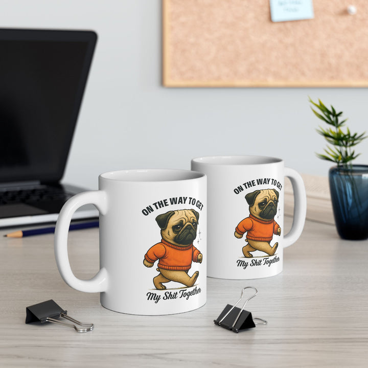 Whimsical Coffee Mug with Playful Animal Design